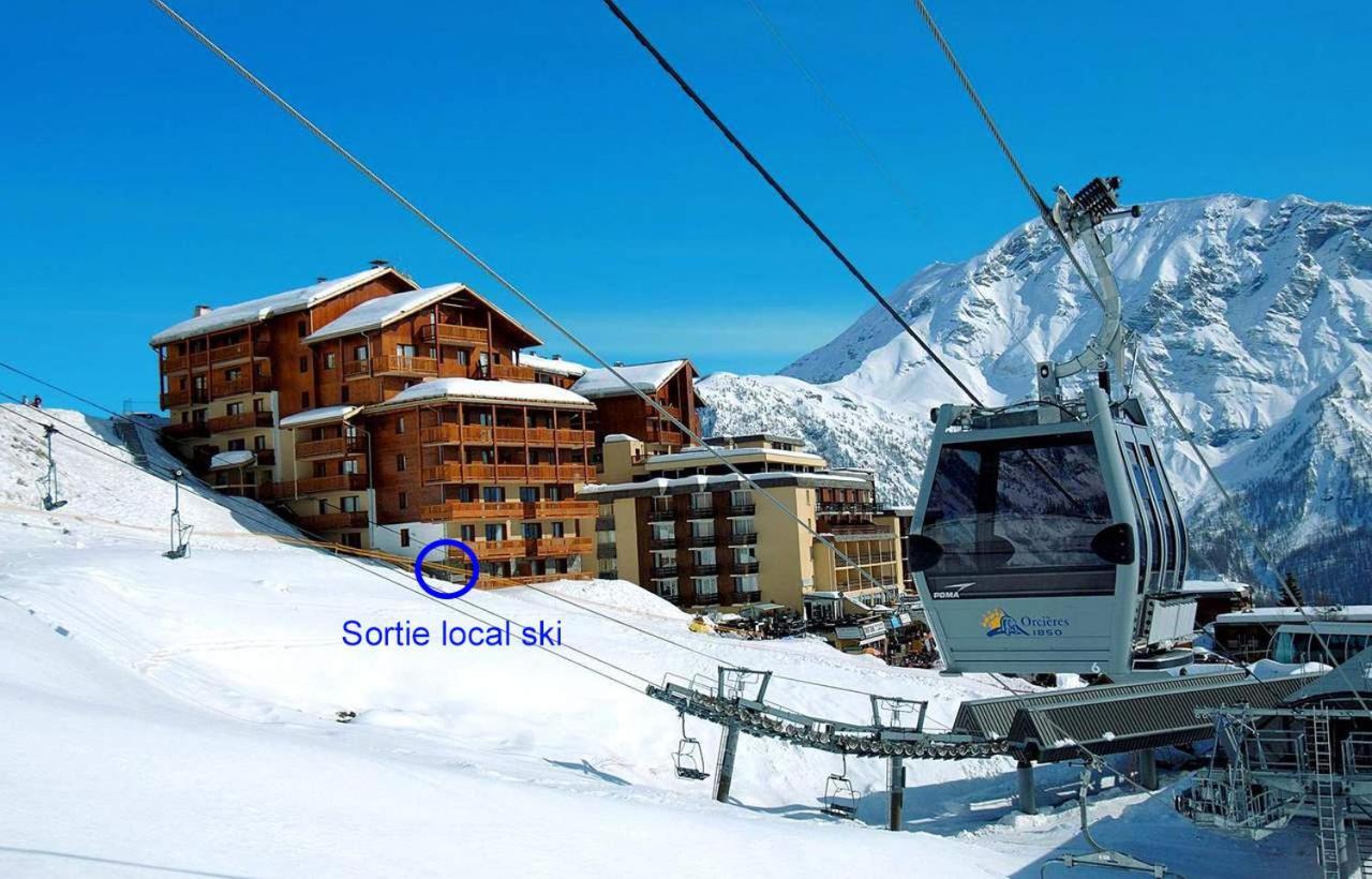 Appt T2 Cabine 4-6 Personnes Au Pied Des Pistes Orcières Exteriör bild